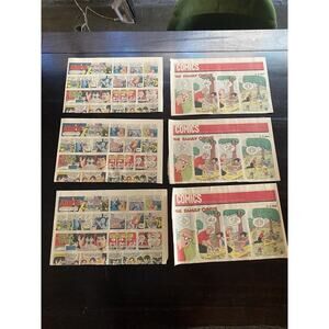 Vintage Comic Strip Newspaper Cutouts - Annie Star Trek The Family Circus
